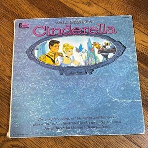 Walt Disney's Cinderella Storybook Vintage Record